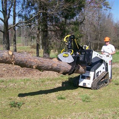 skid steer grapple for logs|skid steer rotating grapple attachment.